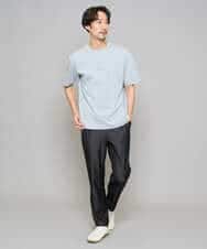 KHLGD22064 a.v.v MEN(アー・ヴェ・ヴェ) 【イージーケア/接触冷感】デニムライクストレッチセミルーズパンツ ダークグレー