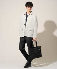 KHLGD25064 a.v.v MEN(アー・ヴェ・ヴェ) 【イージーケア/接触冷感】デニムライクストレッチスマートスラックス ダークグレー