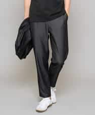 KHLGD26064 a.v.v MEN(アー・ヴェ・ヴェ) 【イージーケア/接触冷感】デニムライクストレッチアンクルセミルーズパンツ ダークグレー