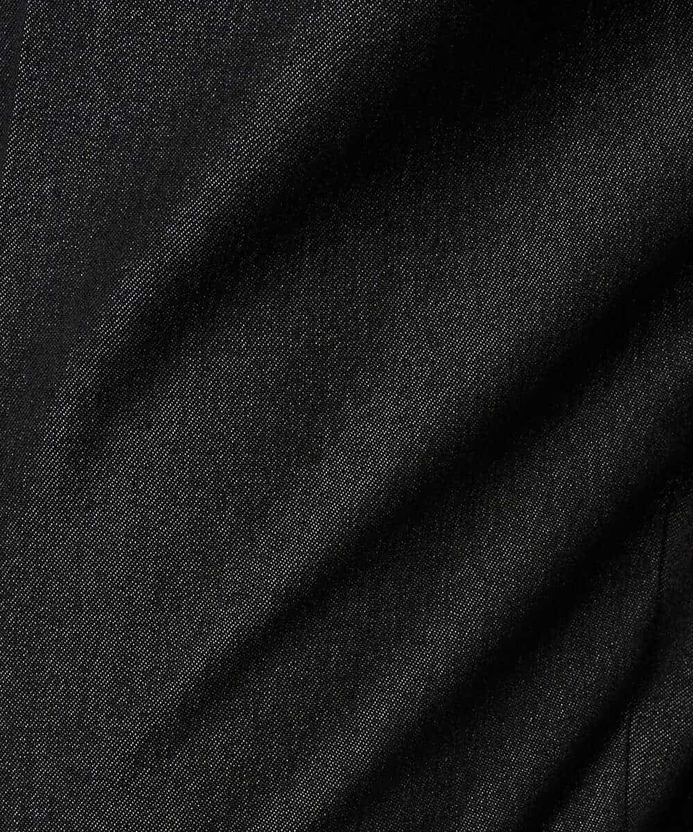 KHLGD35064 a.v.v MEN(アー・ヴェ・ヴェ) 【イージーケア/接触冷感】デニムライクストレッチアンクルスマートスラックス ブラック