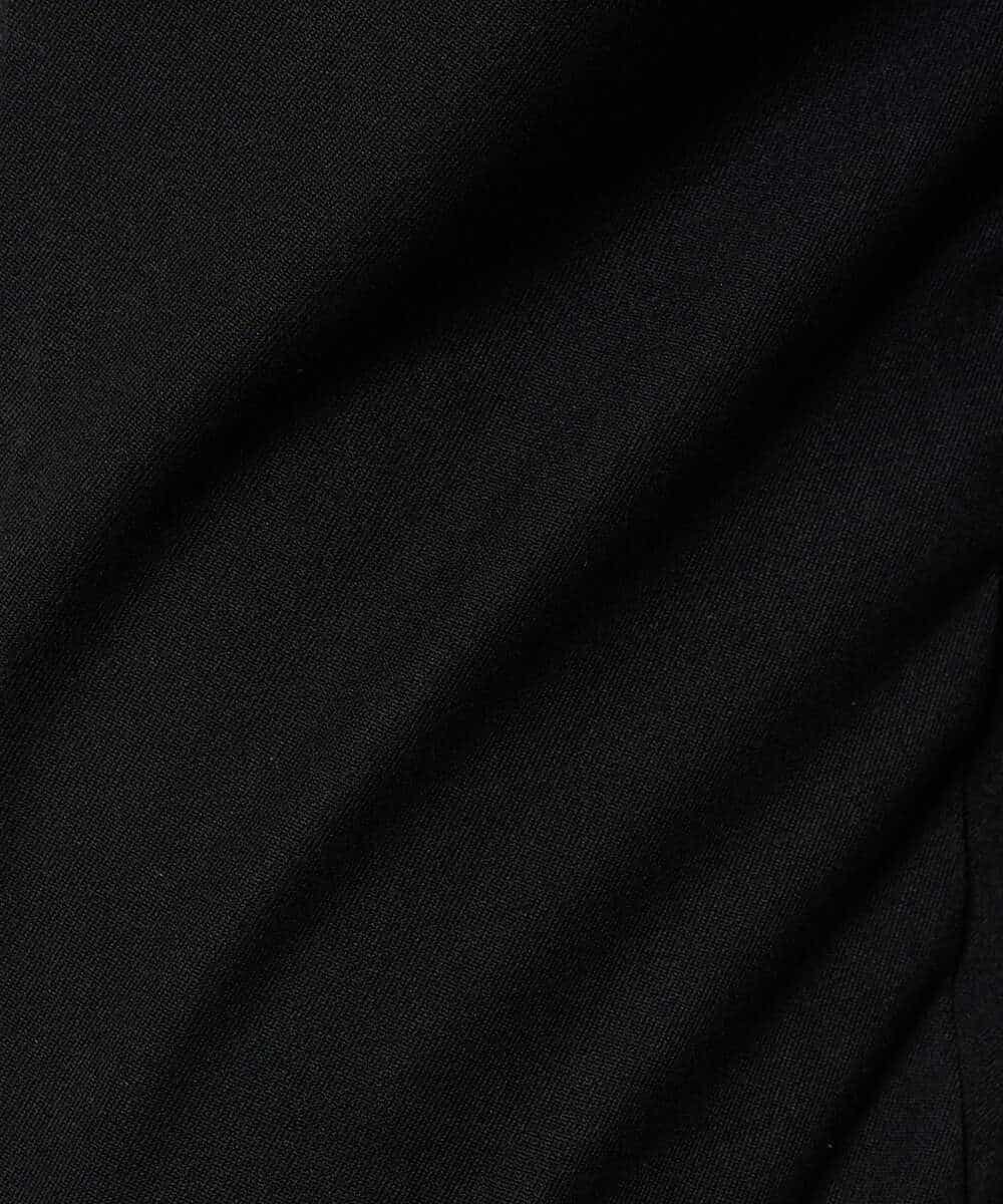 KHLGD35064 a.v.v MEN(アー・ヴェ・ヴェ) 【イージーケア/接触冷感】デニムライクストレッチアンクルスマートスラックス ブラック