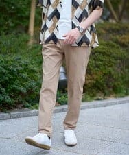 KHLGD37054 a.v.v MEN(アー・ヴェ・ヴェ) 春夏の行楽に最適！【シーズンレス】スーパーストレッチ 大人イージーパンツ ベージュ