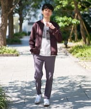 KHLGD37054 a.v.v MEN(アー・ヴェ・ヴェ) 春夏の行楽に最適！【シーズンレス】スーパーストレッチ 大人イージーパンツ グレー