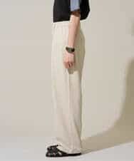 KHLGD38069 a.v.v MEN(アー・ヴェ・ヴェ) 【イージーケア/洗濯機で洗える/シワになりにくい/接触冷感/ストレッチ】オックスストレッチオーバーパンツ ブラック