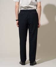 KHLGD76064 a.v.v MEN(アー・ヴェ・ヴェ) 【イージーケア/洗濯機で洗える] シアサッカーセミルーズパンツ ブラック