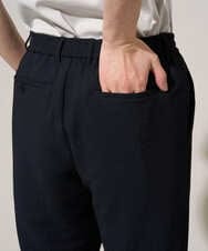 KHLGD76064 a.v.v MEN(アー・ヴェ・ヴェ) 【イージーケア/洗濯機で洗える] シアサッカーセミルーズパンツ ブラック