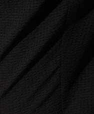 KHLGD76064 a.v.v MEN(アー・ヴェ・ヴェ) 【イージーケア/洗濯機で洗える] シアサッカーセミルーズパンツ ブラック