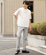 KHLGP11044 a.v.v MEN(アー・ヴェ・ヴェ) 【軽撥水/接触冷感】ストレッチコードレーン5PKアンクルパンツ ライトブルー