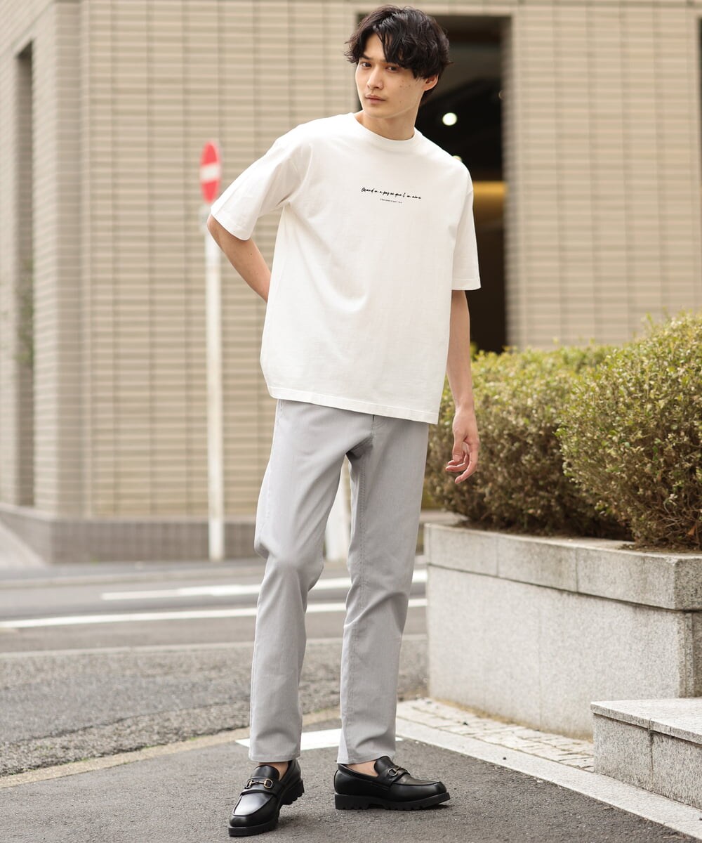 KHLGP11044 a.v.v MEN(アー・ヴェ・ヴェ) 【軽撥水/接触冷感】ストレッチコードレーン5PKアンクルパンツ ライトブルー