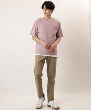KHLGP11044 a.v.v MEN(アー・ヴェ・ヴェ) 【軽撥水/接触冷感】ストレッチコードレーン5PKアンクルパンツ ライトブルー