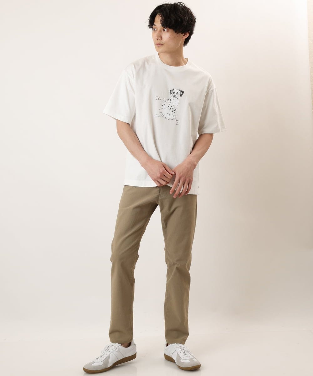 KHLGP11044 a.v.v MEN(アー・ヴェ・ヴェ) 【軽撥水/接触冷感】ストレッチコードレーン5PKアンクルパンツ ライトブルー