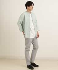KHLGP11044 a.v.v MEN(アー・ヴェ・ヴェ) 【軽撥水/接触冷感】ストレッチコードレーン5PKアンクルパンツ ライトブルー