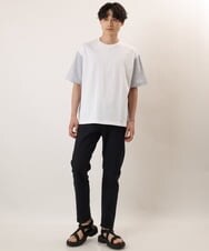 KHLGP11044 a.v.v MEN(アー・ヴェ・ヴェ) 【軽撥水/接触冷感】ストレッチコードレーン5PKアンクルパンツ ライトブルー