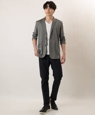 KHLGP11044 a.v.v MEN(アー・ヴェ・ヴェ) 【軽撥水/接触冷感】ストレッチコードレーン5PKアンクルパンツ ライトブルー