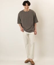 KHLGP11044 a.v.v MEN(アー・ヴェ・ヴェ) 【軽撥水/接触冷感】ストレッチコードレーン5PKアンクルパンツ ライトブルー