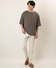 KHLGP11044 a.v.v MEN(アー・ヴェ・ヴェ) 【軽撥水/接触冷感】ストレッチコードレーン5PKアンクルパンツ ライトブルー