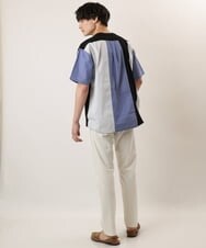 KHLGP11044 a.v.v MEN(アー・ヴェ・ヴェ) 【軽撥水/接触冷感】ストレッチコードレーン5PKアンクルパンツ ライトブルー