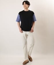 KHLGP11044 a.v.v MEN(アー・ヴェ・ヴェ) 【軽撥水/接触冷感】ストレッチコードレーン5PKアンクルパンツ ライトブルー