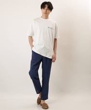 KHLGP40059 a.v.v MEN(アー・ヴェ・ヴェ) 【速乾】リライト セミルーズアンクルパンツ ブルー