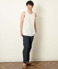 KHLGP73059 a.v.v MEN(アー・ヴェ・ヴェ) 【S-XXL/速乾】アーバンタックチェックパンツ ネイビー