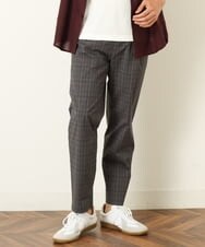 KHLGP73059 a.v.v MEN(アー・ヴェ・ヴェ) 【S-XXL/速乾】アーバンタックチェックパンツ ネイビー