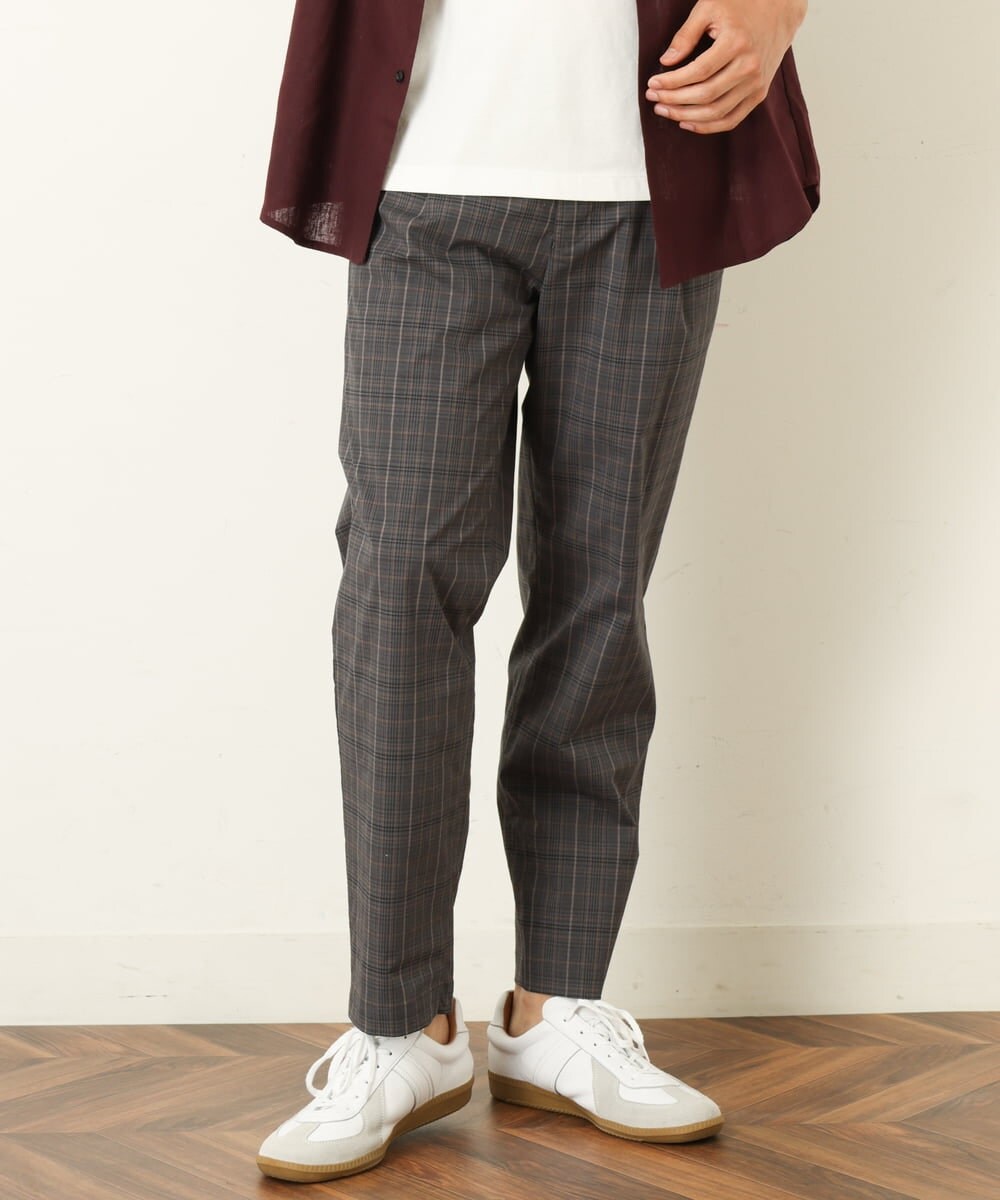 KHLGP73059 a.v.v MEN(アー・ヴェ・ヴェ) 【S-XXL/速乾】アーバンタックチェックパンツ ネイビー