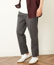 KHLGP73059 a.v.v MEN(アー・ヴェ・ヴェ) 【S-XXL/速乾】アーバンタックチェックパンツ ネイビー