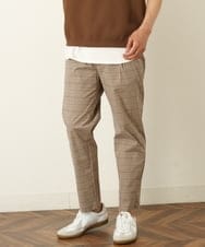 KHLGP73059 a.v.v MEN(アー・ヴェ・ヴェ) 【S-XXL/速乾】アーバンタックチェックパンツ ネイビー