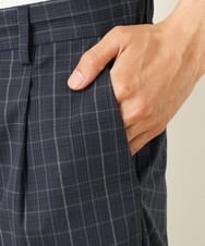 KHLGP73059 a.v.v MEN(アー・ヴェ・ヴェ) 【S-XXL/速乾】アーバンタックチェックパンツ ネイビー