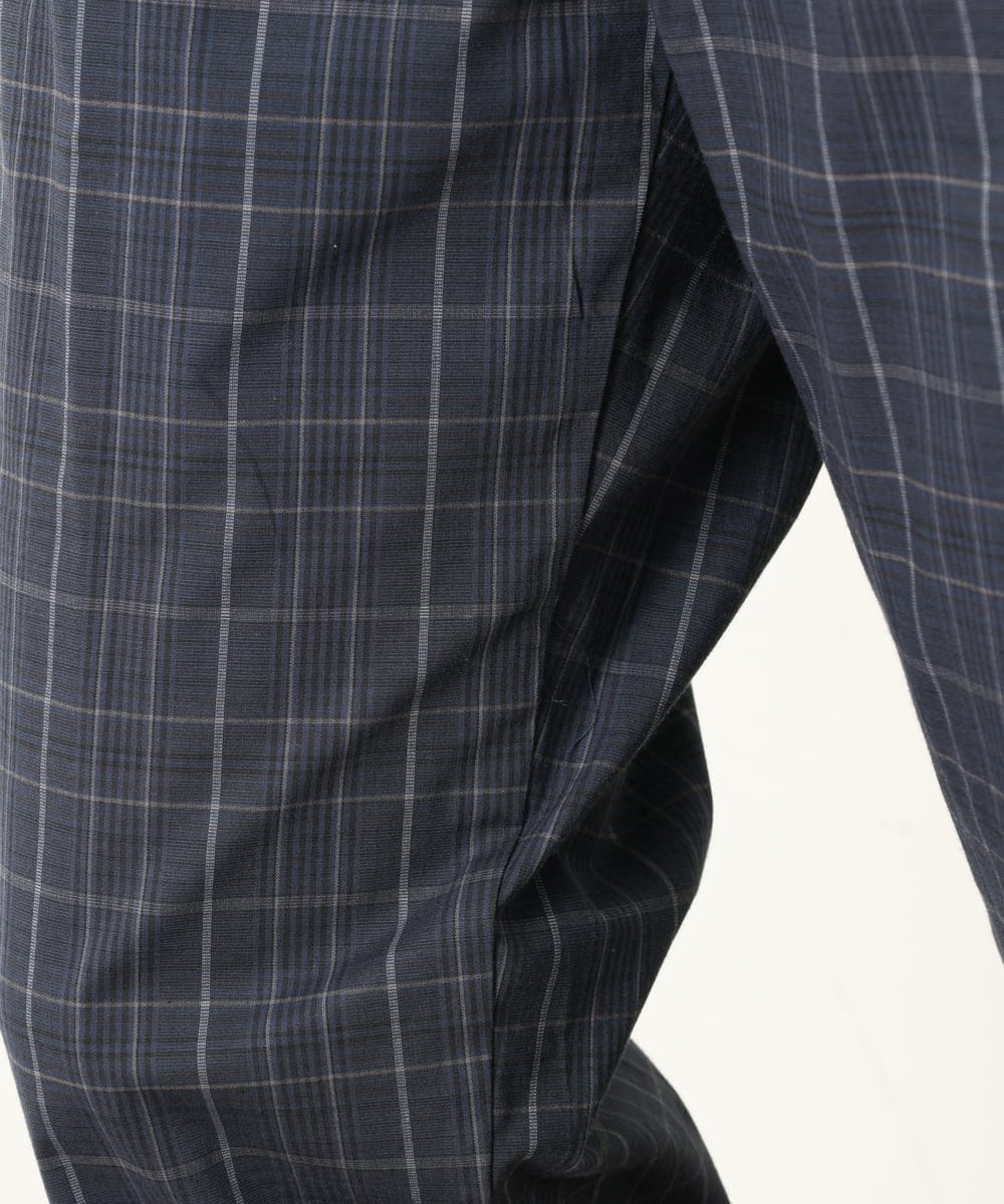 KHLGP73059 a.v.v MEN(アー・ヴェ・ヴェ) 【S-XXL/速乾】アーバンタックチェックパンツ ネイビー