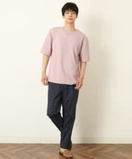 KHLGP73059 a.v.v MEN(アー・ヴェ・ヴェ) 【S-XXL/速乾】アーバンタックチェックパンツ ネイビー