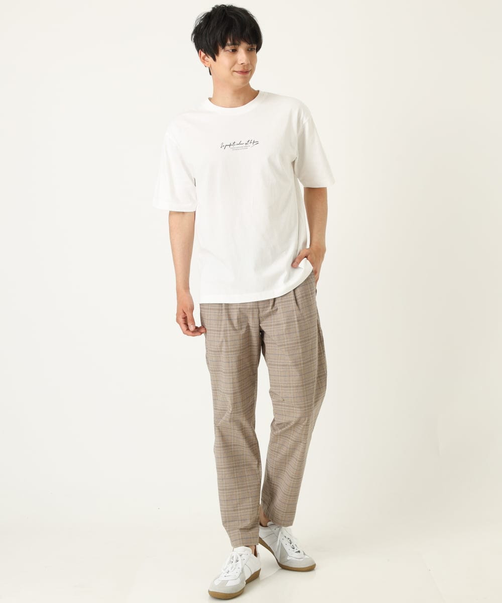 KHLGP73059 a.v.v MEN(アー・ヴェ・ヴェ) 【S-XXL/速乾】アーバンタックチェックパンツ ネイビー