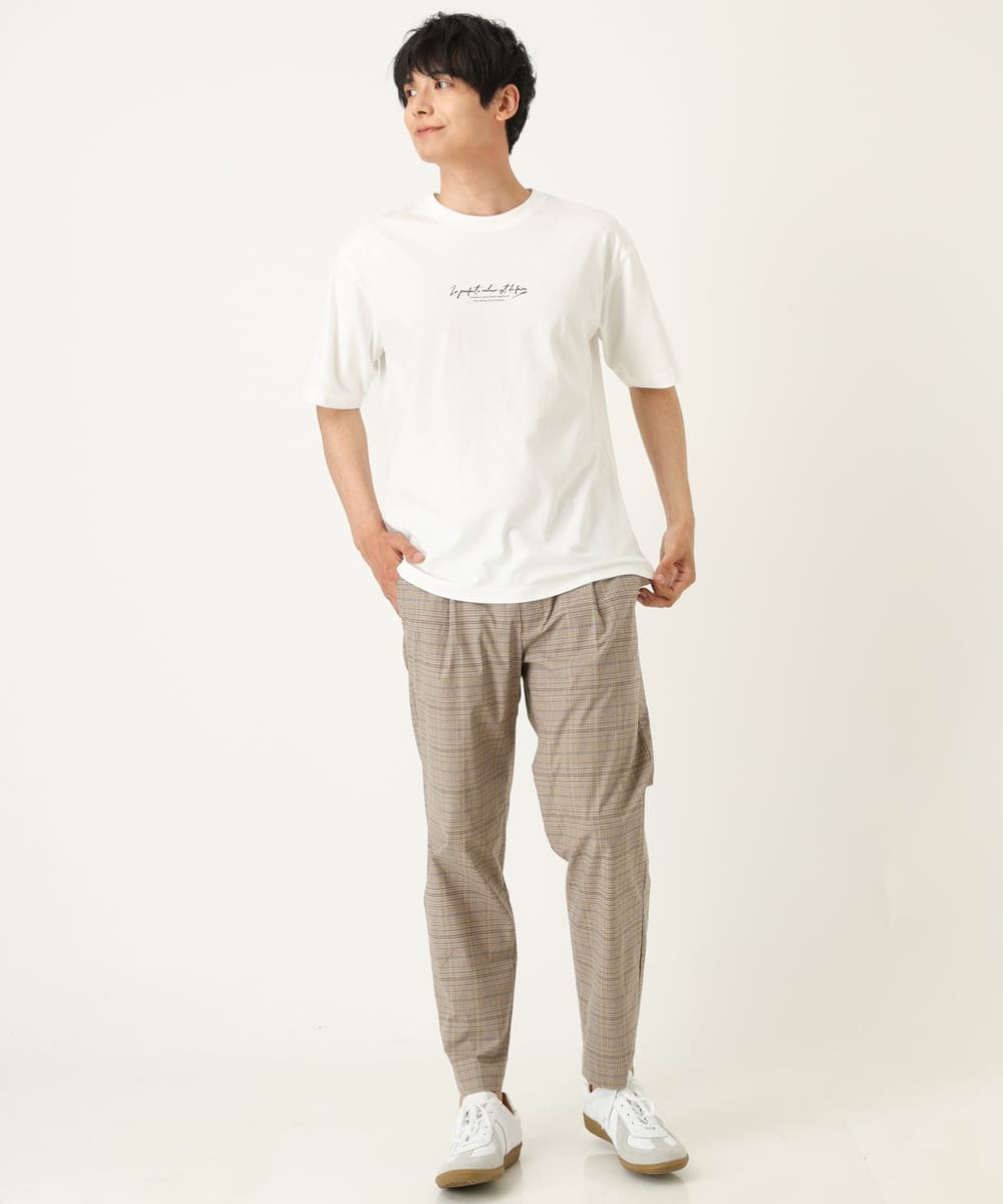 KHLGP73059 a.v.v MEN(アー・ヴェ・ヴェ) 【S-XXL/速乾】アーバンタックチェックパンツ ネイビー