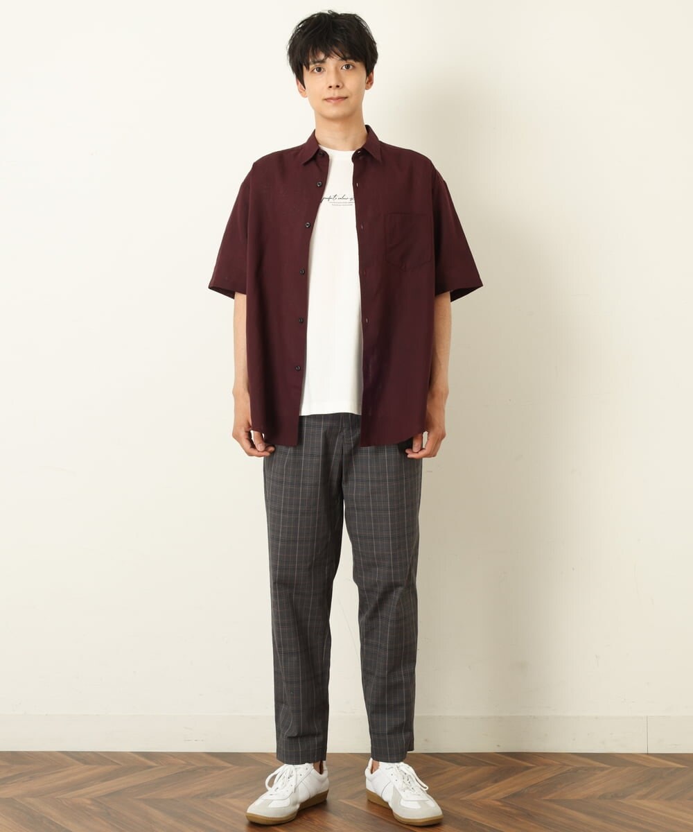 KHLGP73059 a.v.v MEN(アー・ヴェ・ヴェ) 【S-XXL/速乾】アーバンタックチェックパンツ ネイビー