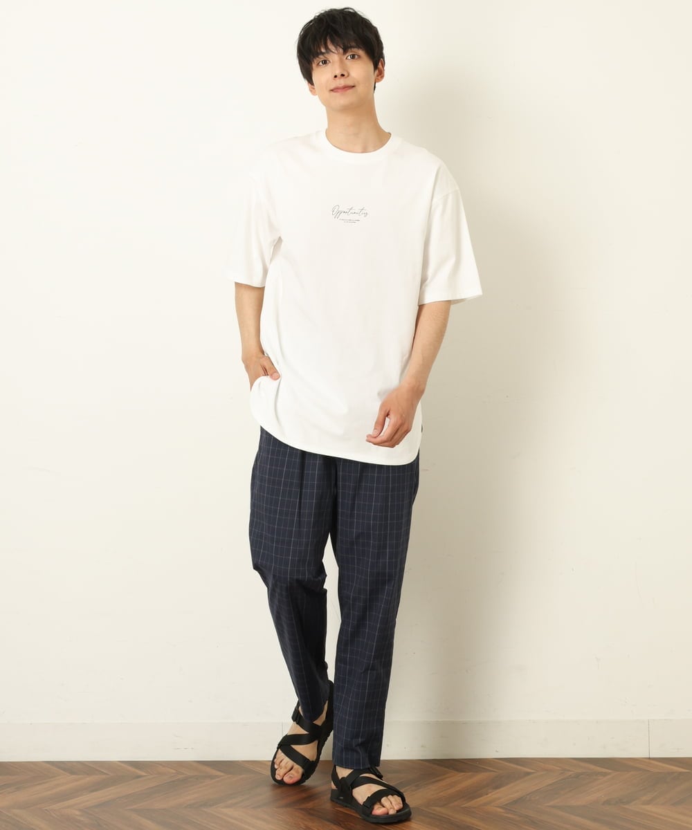 KHLGP73059 a.v.v MEN(アー・ヴェ・ヴェ) 【S-XXL/速乾】アーバンタックチェックパンツ ネイビー