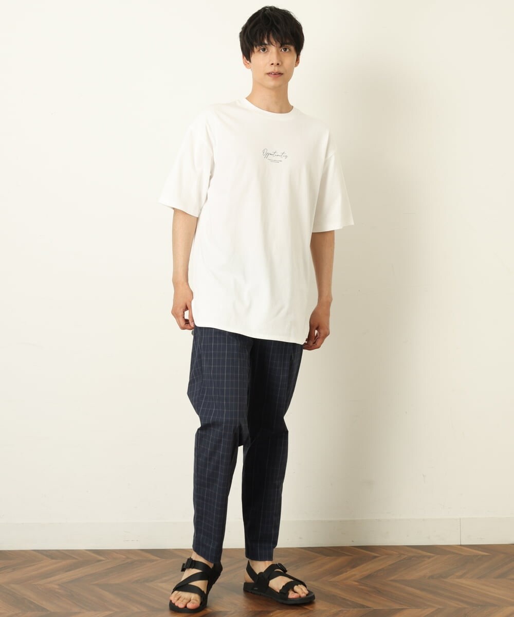 KHLGP73059 a.v.v MEN(アー・ヴェ・ヴェ) 【S-XXL/速乾】アーバンタックチェックパンツ ネイビー
