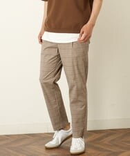 KHLGP73059 a.v.v MEN(アー・ヴェ・ヴェ) 【S-XXL/速乾】アーバンタックチェックパンツ ベージュ