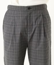 KHLGP74054 a.v.v MEN(アー・ヴェ・ヴェ) 【S-XXL】アーバンタックチェックハーフパンツ ダークグレー