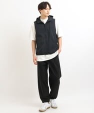 KHLGS25069 a.v.v MEN(アー・ヴェ・ヴェ) ナイロンストレッチバルーンパンツ ブラック