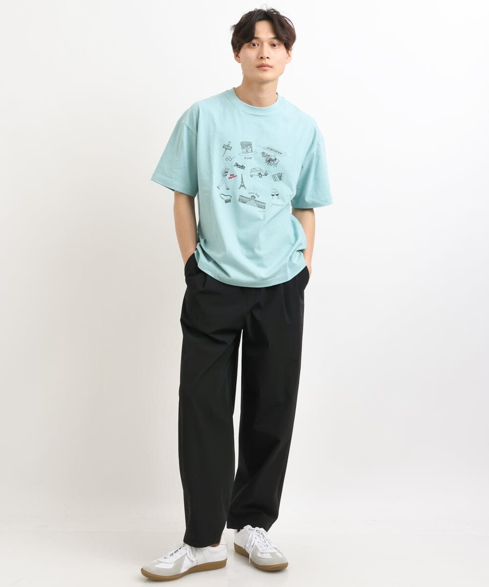 KHLGS25069 a.v.v MEN(アー・ヴェ・ヴェ) ナイロンストレッチバルーンパンツ ブラック
