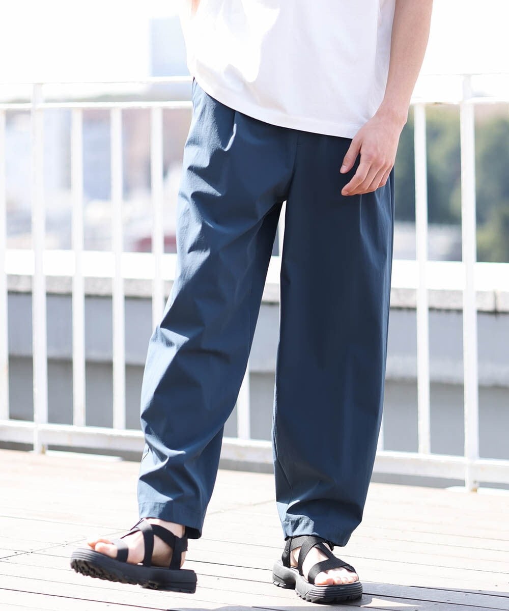 KHLGS25069 a.v.v MEN(アー・ヴェ・ヴェ) ナイロンストレッチバルーンパンツ ブラック