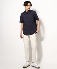 KHLGV11049 a.v.v MEN(アー・ヴェ・ヴェ) 【接触冷感/イージーケア】ストレッチコードレーンパンツ（アンクル丈） ライトブルー