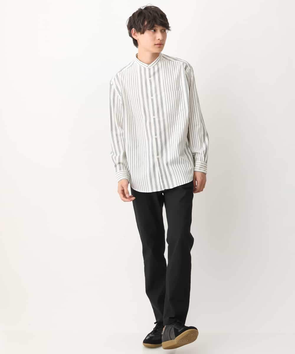 KHLGV11049 a.v.v MEN(アー・ヴェ・ヴェ) 【接触冷感/イージーケア】ストレッチコードレーンパンツ（アンクル丈） ライトブルー