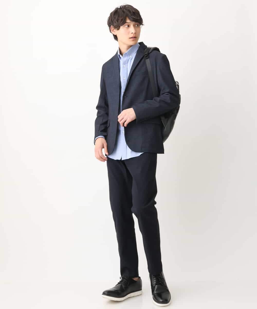KHLGV11049 a.v.v MEN(アー・ヴェ・ヴェ) 【接触冷感/イージーケア】ストレッチコードレーンパンツ（アンクル丈） ライトブルー