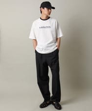 KHLGV20069 a.v.v MEN(アー・ヴェ・ヴェ) 【接触冷感】スティックワイドパンツ ブラック