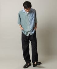 KHLGV20069 a.v.v MEN(アー・ヴェ・ヴェ) 【接触冷感】スティックワイドパンツ ブラック