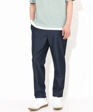 KHLGV26064 a.v.v MEN(アー・ヴェ・ヴェ) 【ON/OFF兼用】スマートシャンブレーセミルーズパンツ アンクル丈 ネイビー