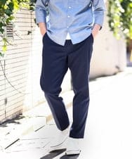 KHLGV30059 a.v.v MEN(アー・ヴェ・ヴェ) 【定番アイテム】スマートスラックス アンクル丈（スマートシリーズ） グレー