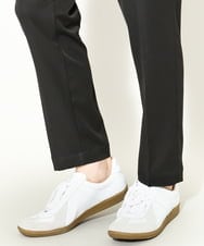 KHLGV35064 a.v.v MEN(アー・ヴェ・ヴェ) 【ON/OFF兼用】スマートシャンブレースラックス アンクル丈 ダークグレー