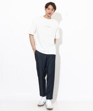 KHLGV35064 a.v.v MEN(アー・ヴェ・ヴェ) 【ON/OFF兼用】スマートシャンブレースラックス アンクル丈 ダークグレー
